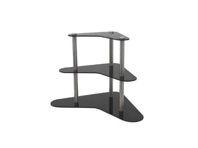 Buffet Enhancements - 010RW36CL - 36" Winged Triple Tier Riser - Clear