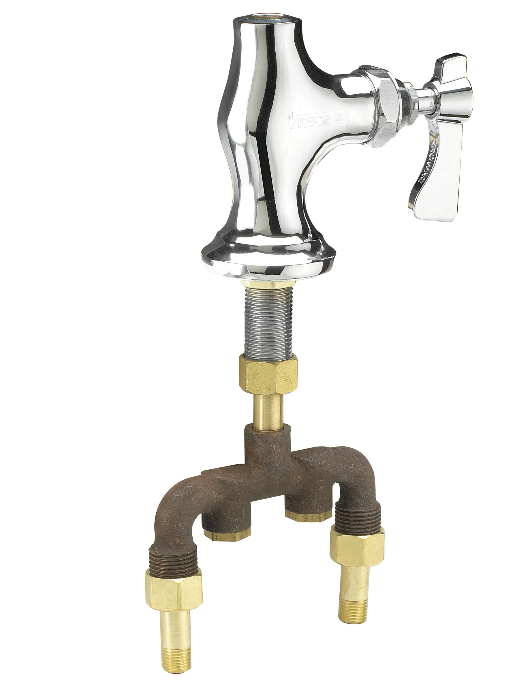 Krowne 21201 - Royal Series Single Deck Mount Pre-Rinse Base