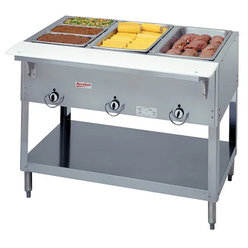 Duke E303 - Aerohot Electric Hot Food Table - Stationary 3 Wells, 44-4/8" W 