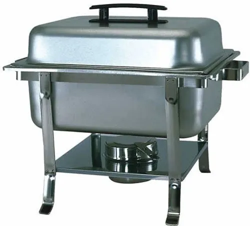 Update International CC-9P - 4 Qt - Rectangular Continental Chafer w/Welded Legs