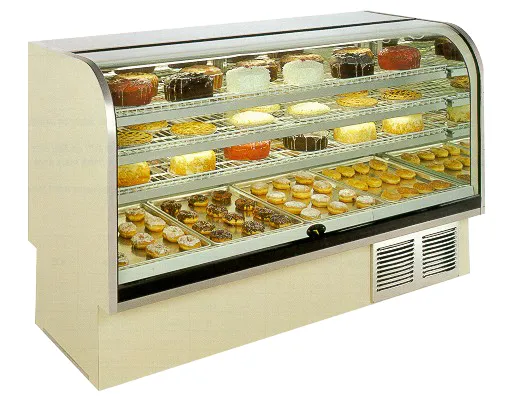 Marc BCD-77 - 78" Dry Bakery Display Case - Curved Glass - High Volume
