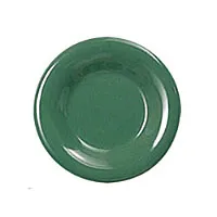 Thunder Group CR007GR - Round Wide Rim Round Plate - Green - 7-1/2" (12 per Case) 