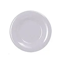 Thunder Group CR007W - Round Wide Rim Round Plate - White - 7-1/2" (12 per Case) 