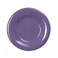 Thunder Group CR009BU - Round Wide Rim Round Plate - Purple - 9" (12 per Case) 