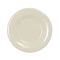 Thunder Group CR009V - Round Wide Rim Round Plate - Ivory - 9" (12 per Case) 