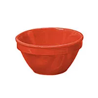 Thunder Group CR313RD - Bouillon Cup - Orange - 8 oz (12 per Case) 