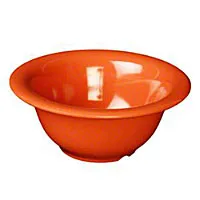 Thunder Group CR5712RD - Soup Bowl - Orange - 7-1/4" 15 oz (12 per Case) 