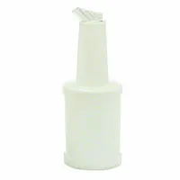 Thunder Group PLSNP01W - White Plastic Cocktail Container 1 Qt. 