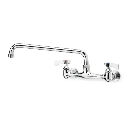 Krowne 12-810L - Commercial Series 8" Center Wall Mount Faucet - 10" Spout 