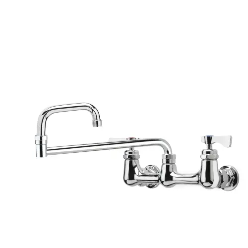 Krowne 14-818L - Royal Series 8" Center Wall Mount Faucet - 18" Jointed Spout 