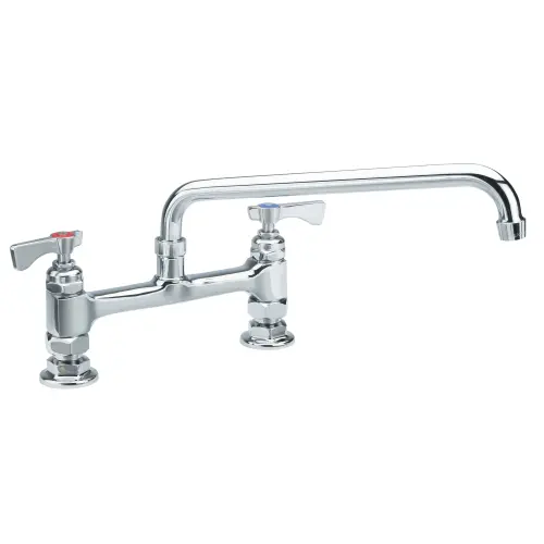 Krowne 15-814 - Royal Series 8" Center Raised Deck Mount Faucet - 14" Spout
