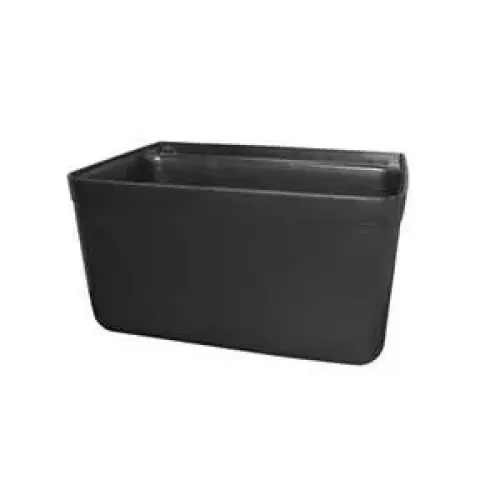 Update International SB-7BK - 13.25" x 6.88" x 9.25" - Plastic Silverware Bin   