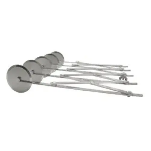 Update International MWDC-5 - 2.5" x 10.25" x 2.75" - Stainless Steel Dough Cutter  