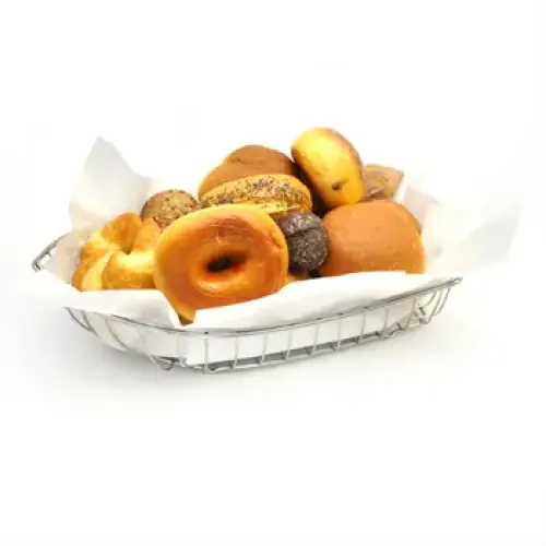 GET Enterprises - 4-80300 - Medium Stainless Steel Boat Basket
