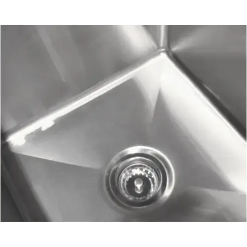 Universal BS-C3T2116 48" Three Compartment Commercial Sink with Extra Support
