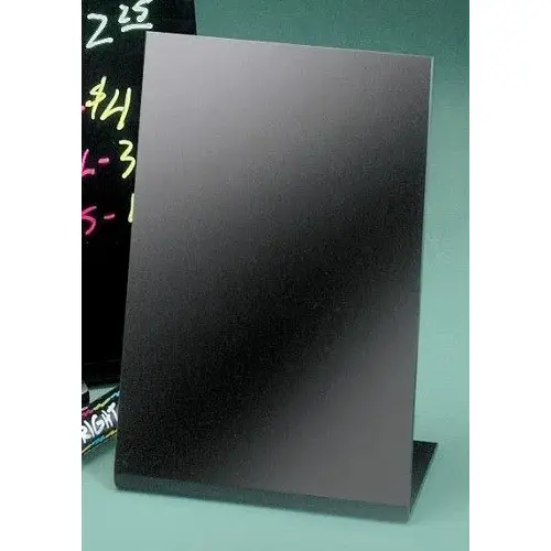 Universal 950-13 - Cal Mil Black Write On Tabletop Marker Board 5"W x 7"H