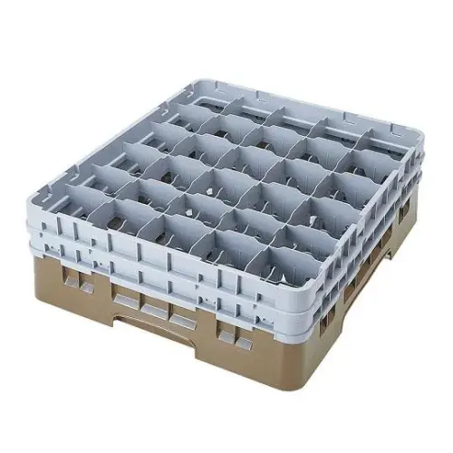 Cambro 3 1/8" Stemware & Tumbler Glass Rack - Camrack (Set of 2) [30S800-184]
