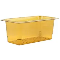 Cambro 35CLRHP-150 - One-Third Size Colander Pan - High-Heat H-Pan (6 per Case) 