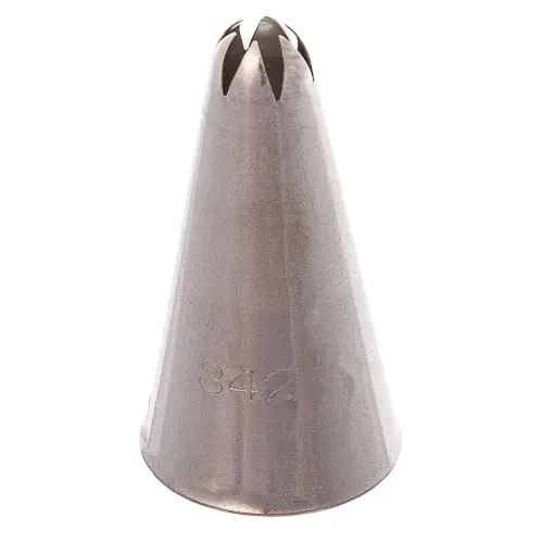 Update International CDT-142CS - Stainless Steel - Cake Decorating Tubes - 1.9" x 1" x 1"