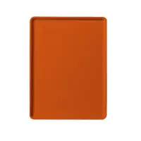 Cambro 1219D-220 - 12" x 19" Citrus Orange Dietary Tray (12 per Case) 