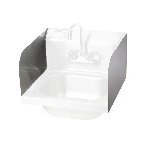Krowne H-112 - Field Mountable Side Splash for Hand Sinks - Case of 2