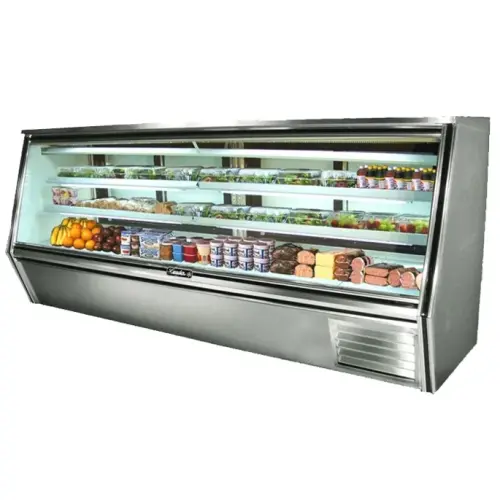 Leader HDL118M - 118" Refrigerated Double Duty Raw Meat Display Case