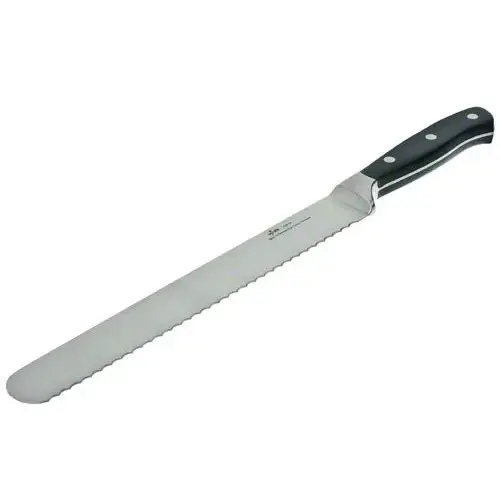 Update International KGE-06 - 0.25" x 1.25" x 15.38" - Stainless Steel - Forged Bread Knife