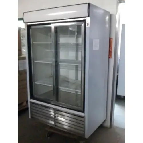Leader ESLS54 - 54" Sliding Glass Door Reach In Refrigerator - NSF Certified