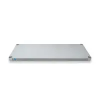 Universal B5SG2448 - 48" X 24" Stainless Steel Work Table W/ Back Splash and Galvanized Under Shelf