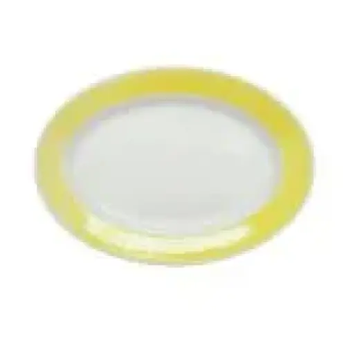 C.A.C. China R-13-Y - Rainbow Platter 11-1/2" - (1 Dozen per Case)