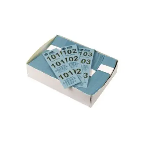 Winco Blue Coat Check Tickets 500/case [CCK-5BL]