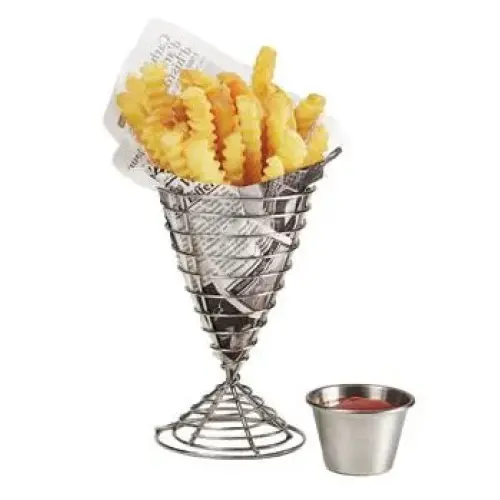 GET Enterprises - 4-88068 - Stainless Steel Bistro Fry Cone