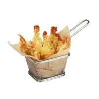 GET Enterprises - 4-81868 - Stainless Steel Double Serving Fry Basket