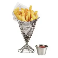 GET Enterprises - 4-88068 - Stainless Steel Bistro Fry Cone