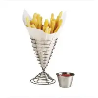 Clipper Mill - 4-88068 - Stainless Steel Bistro Fry Cone
