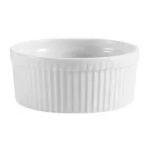 C.A.C. China SFB-32 - SFB Souffle Bowl 6" - (1 Dozen per Case)