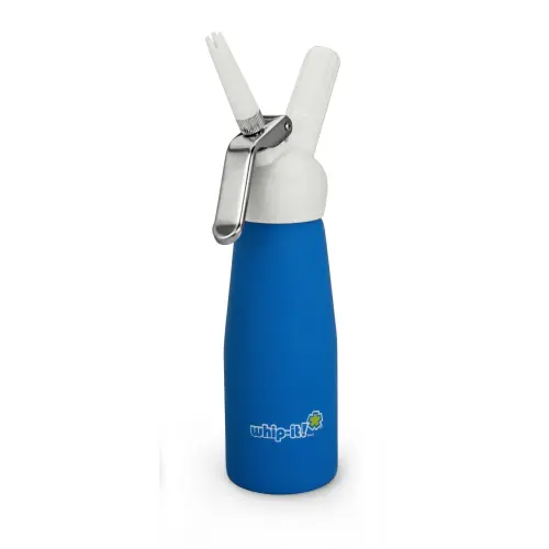 Whip It! - SV-Pro06 - 1/2 Liter Commercial Whipper - Pro - Rubber Coated - Blue