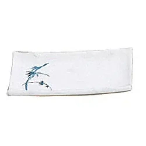Thunder Group Square Plate - Blue Bamboo Collection 6-3/4" x 4-1/2" (12 per Case) [1503BB]