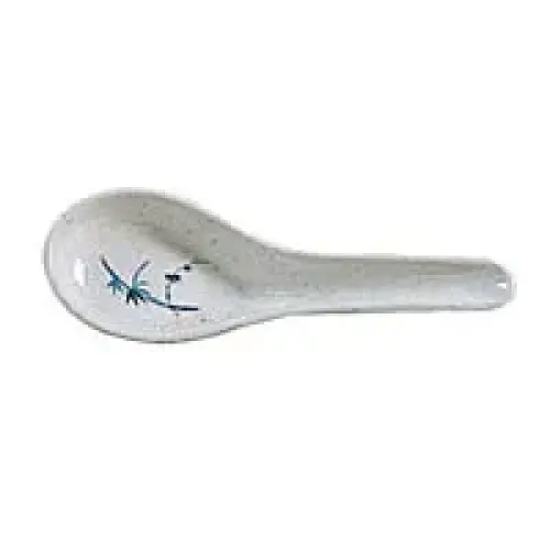 Thunder Group Spoon - Blue Bamboo Collection 4" x 3-3/4" oz (60 per Case) [7002BB]