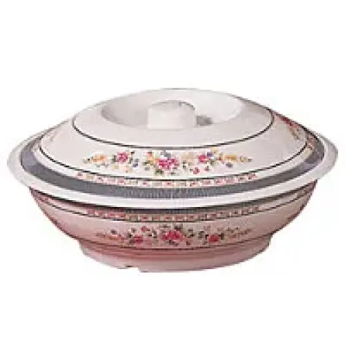 Thunder Group Serving Bowl with Lid  - Rose Collection 37 oz [8011AR]