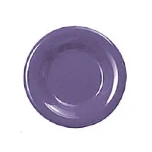 Thunder Group Round Wide Rim Round Plate - Purple - 7-1/2"  (12 per Case) [CR007BU]