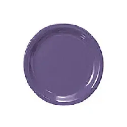 Thunder Group Narrow Rim Round Plate - Purple - 6-1/2"  (12 per Case) [CR106BU]