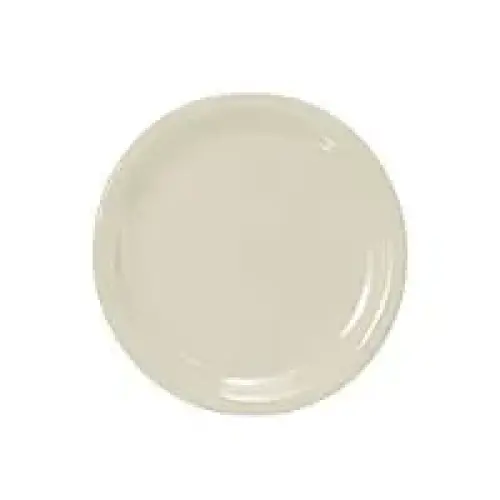 Thunder Group Narrow Rim Round Plate - Ivory - 6-1/2"  (12 per Case) [CR106V]