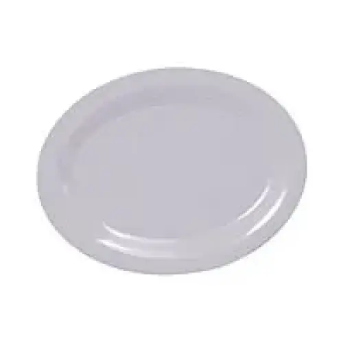 Thunder Group Oval Platter - White - 9-1/2" x 7-1/4" (12 per Case) [CR209W]
