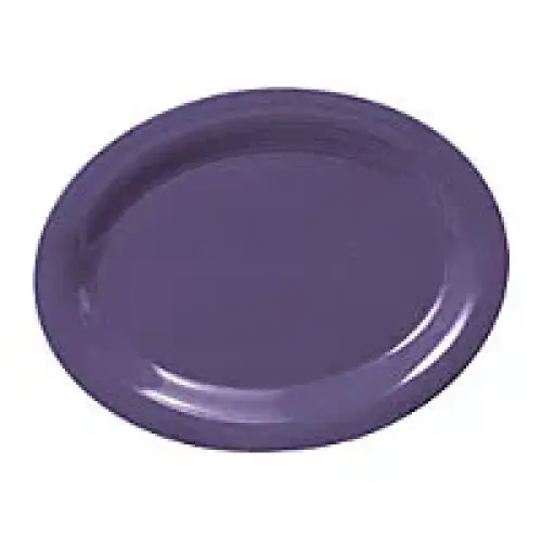 Thunder Group Oval Platter - Purple - 12" x 9" (12 per Case) [CR212BU]