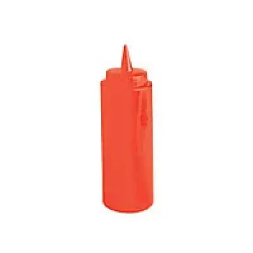 Thunder Group Red Squeeze Bottles 12 oz (12 per Case) [PLTHSB012R]