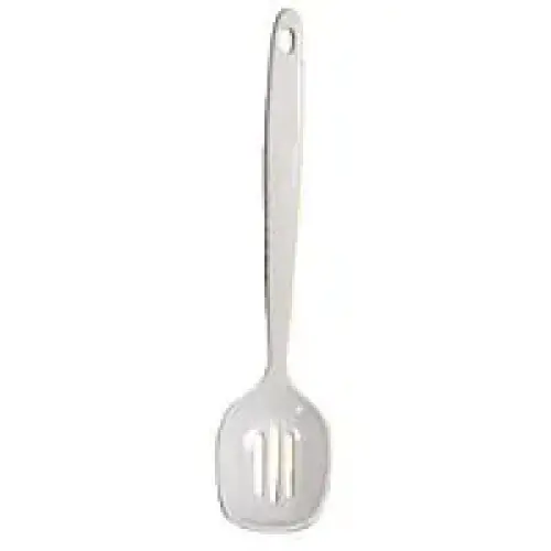 Thunder Group White Slotted Spoon 12" (24 per Case) [W7103]