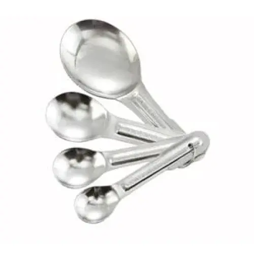 Winco Measuring Spoons, 4 Piece Set, Stainless Steel [MSP-4P]