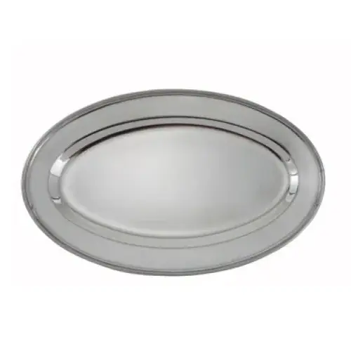 Winco Stainless Steel Platter 14" [OPL-14] 