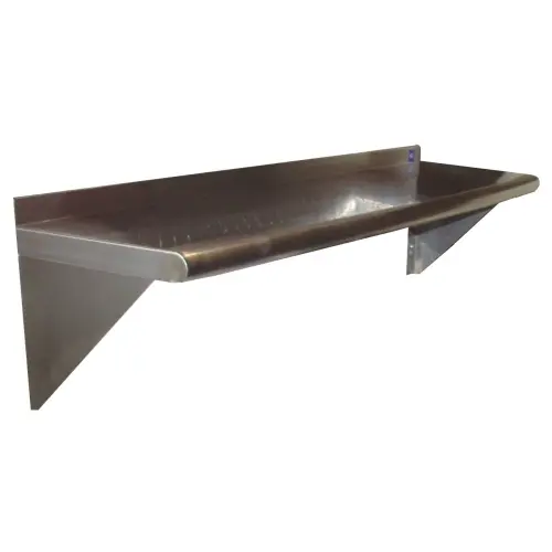 Universal WS1484 - Stainless Steel Wall Shelf - 14" X 84" 